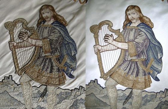 Restaurierung der Prunkfahne des GV Harmonie 1878 e. V.